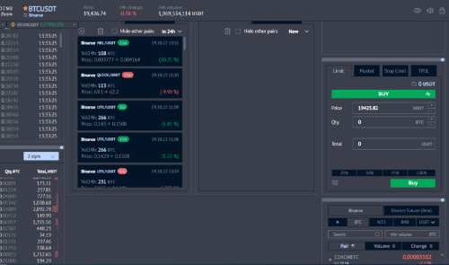 Разработка криптовалютной автоматизированной торговой платформы